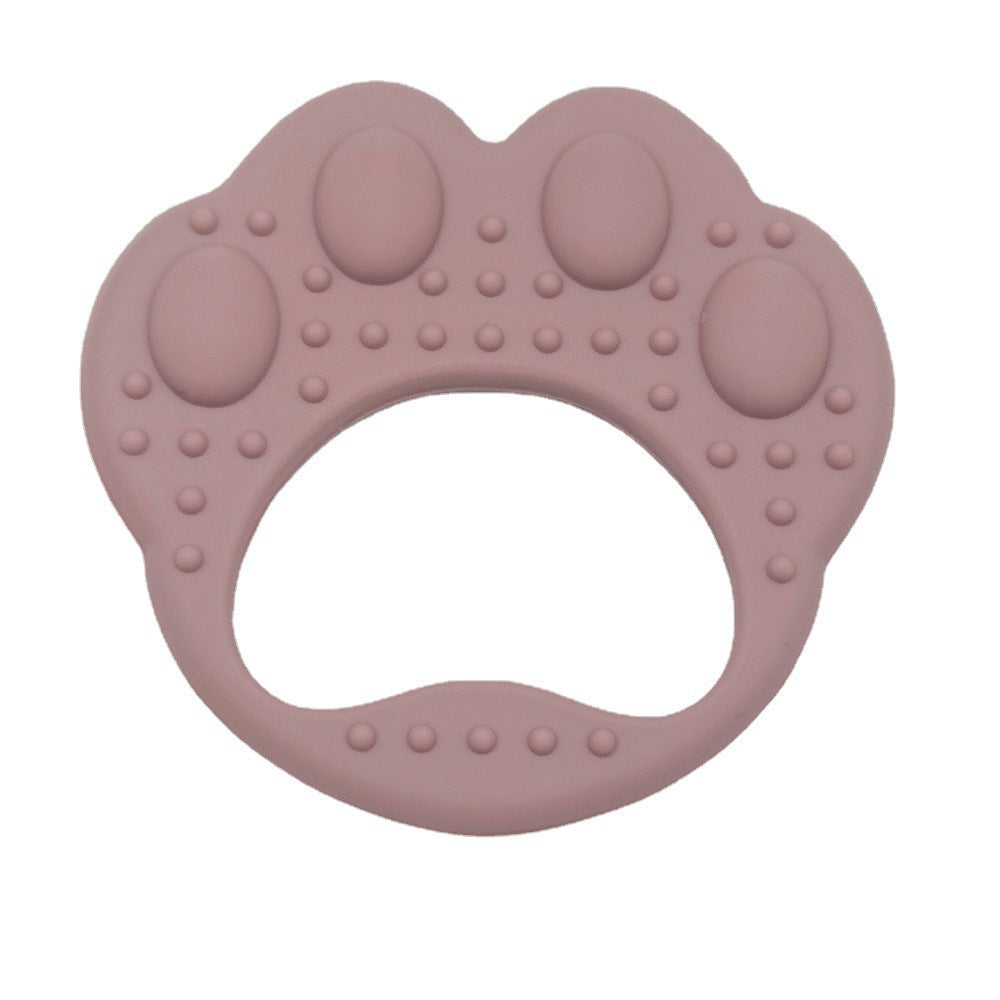 Wholesale Baby Food Grade Boilable Bear Paw Silicone Teether